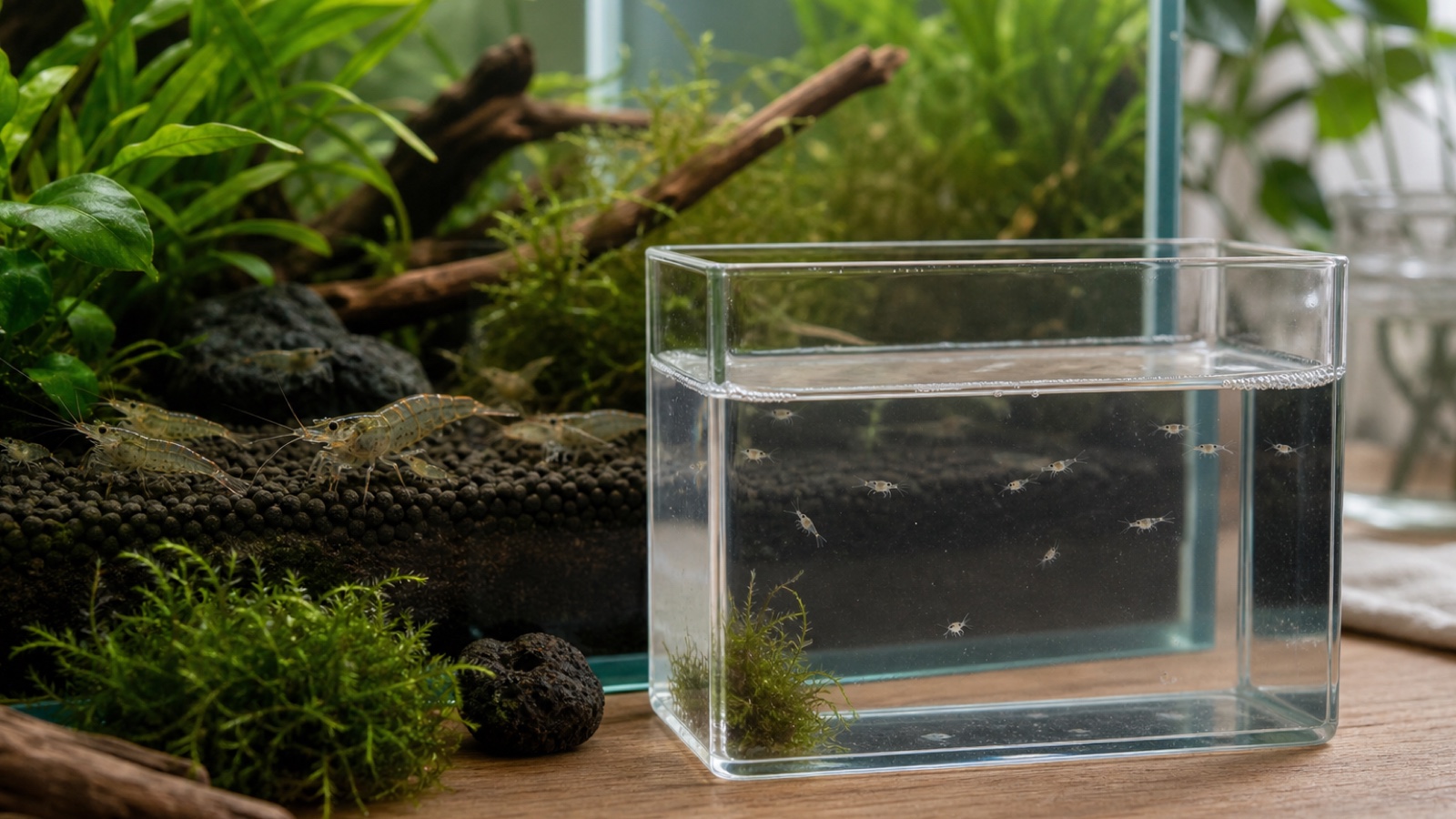 Breeding Amano shrimp in brackish water