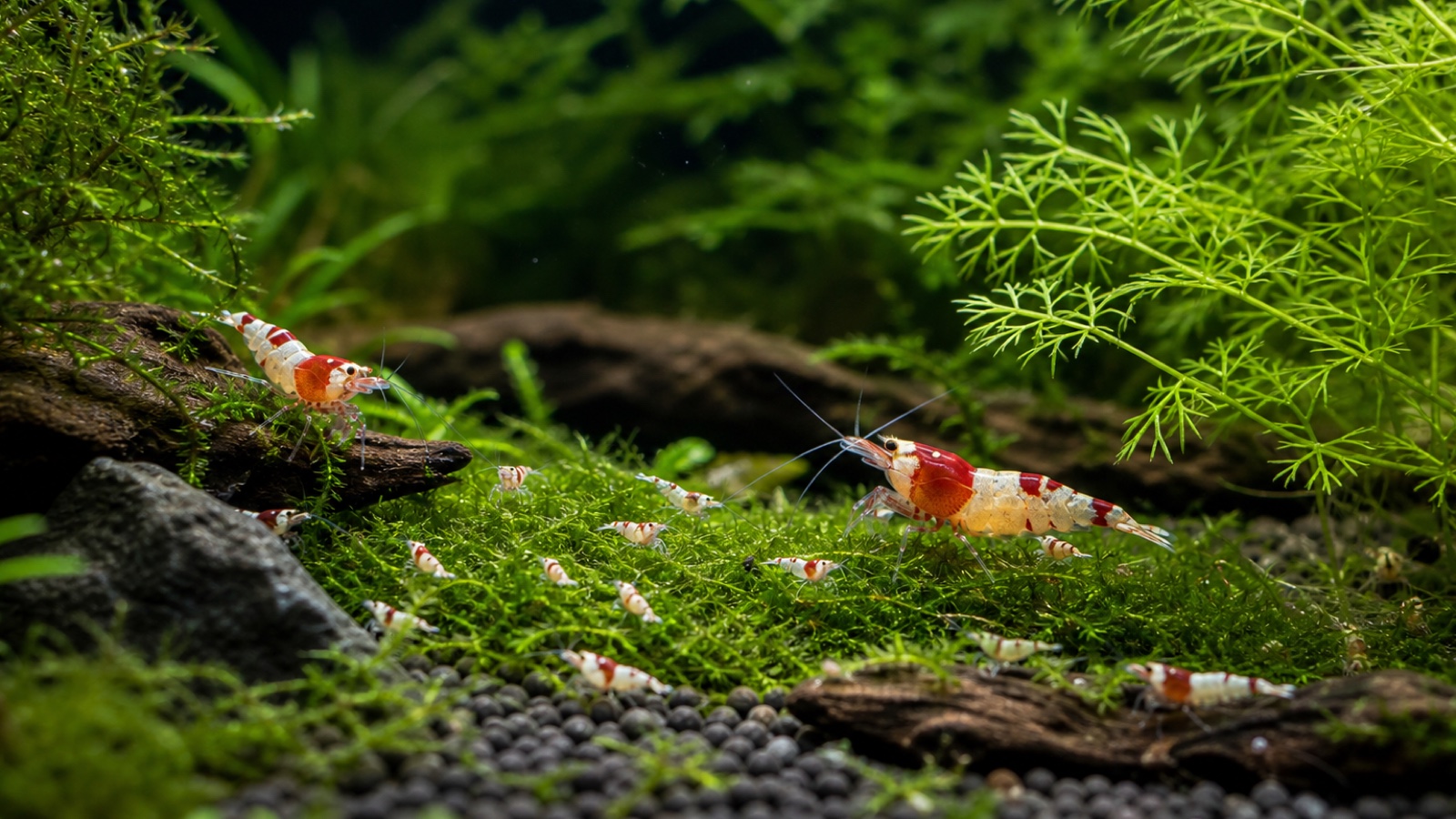 Baby shrimp survival