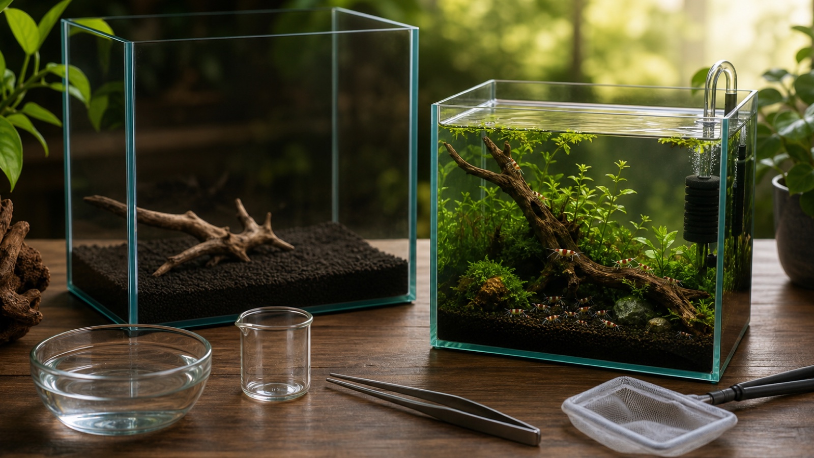 Best shrimp tank size: 5 vs 10 gallons by species
