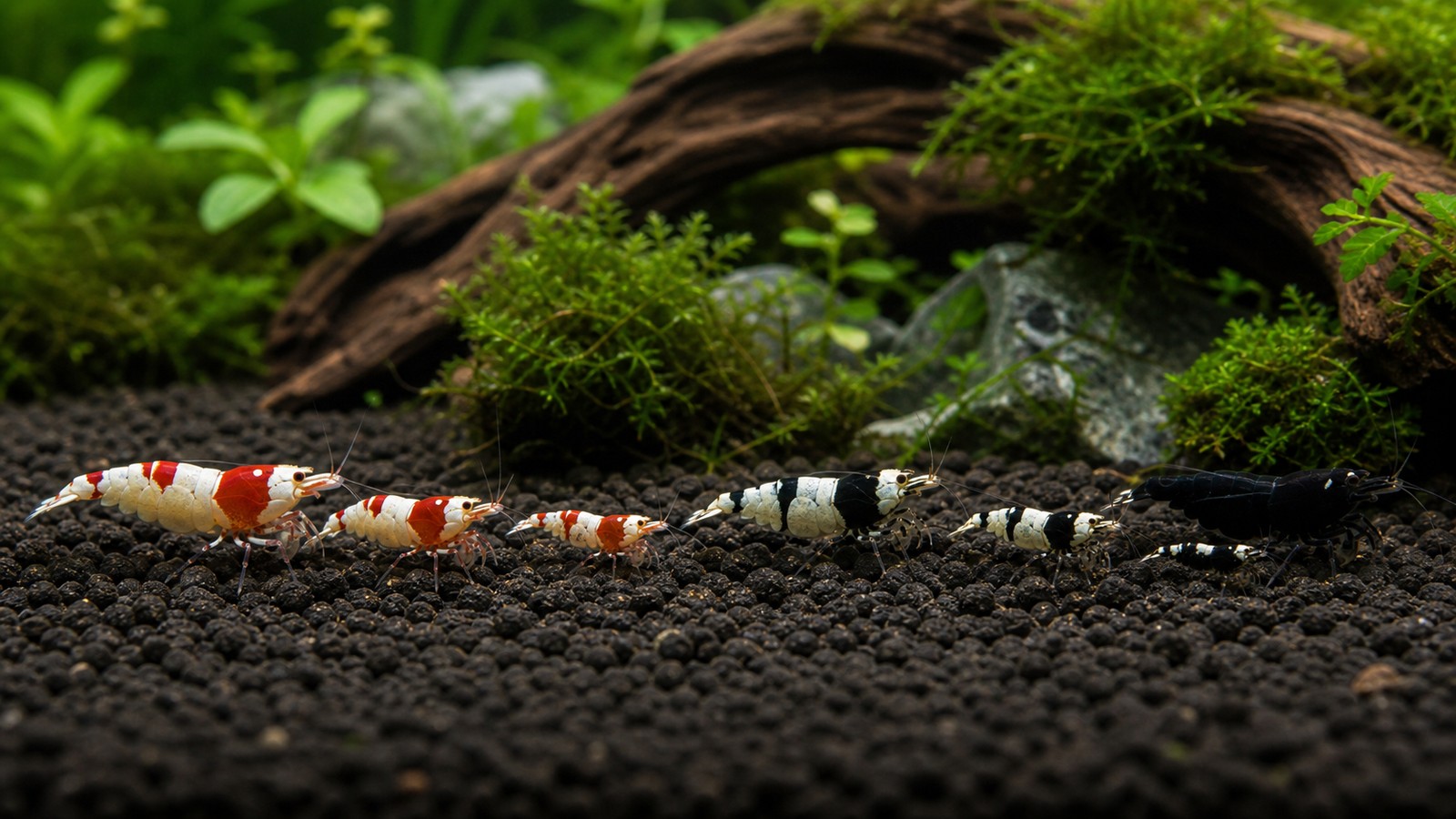 Caridina grading: Crystal and Taiwan Bee