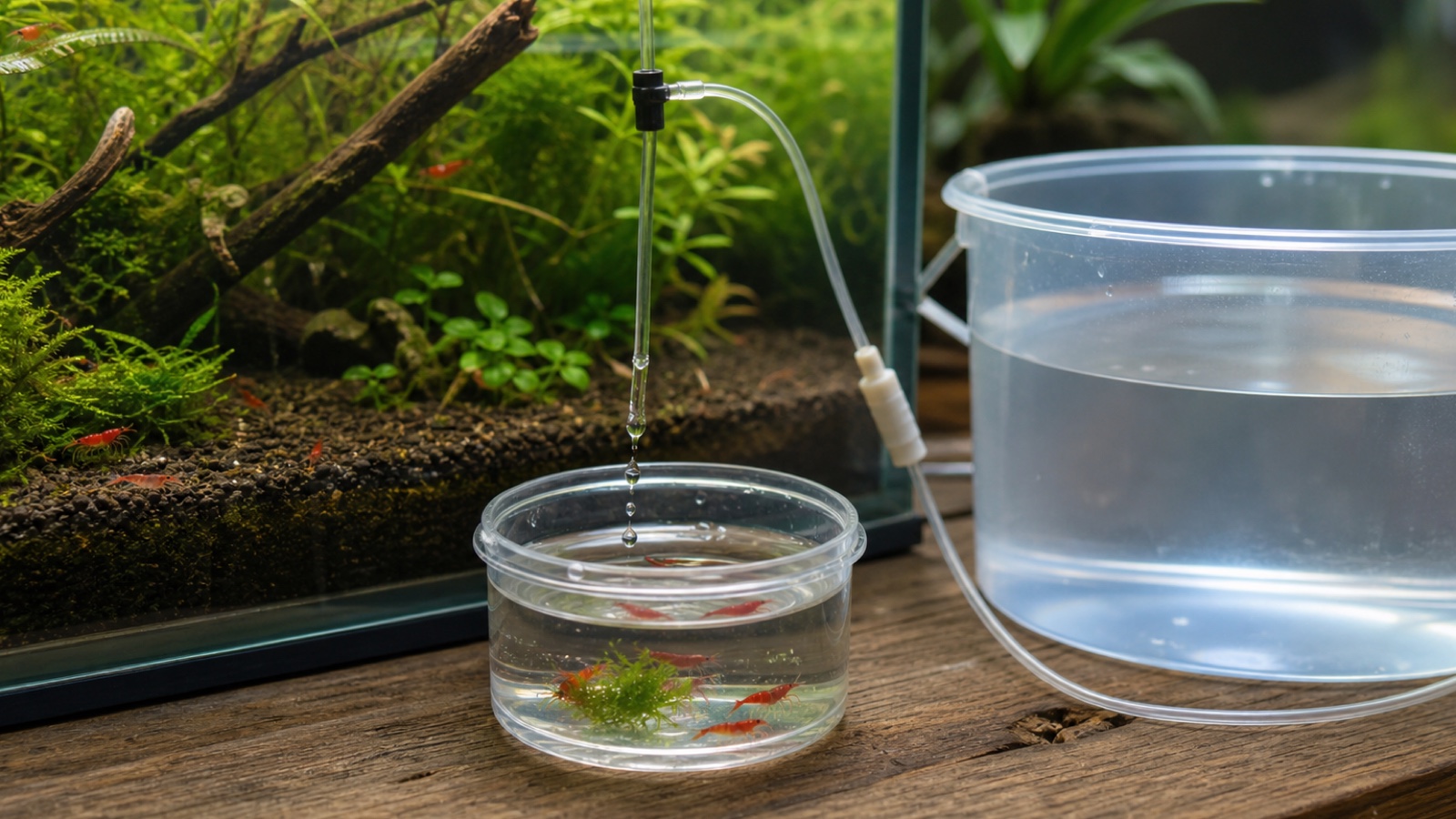 Drip acclimation for shrimp step by step