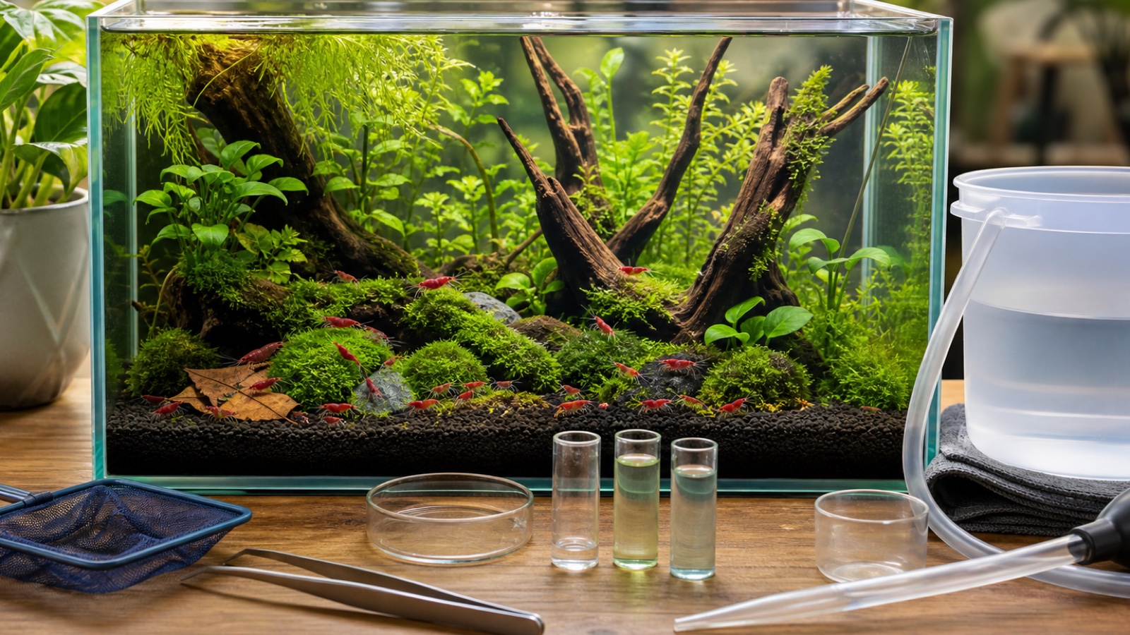 First month shrimp checklist