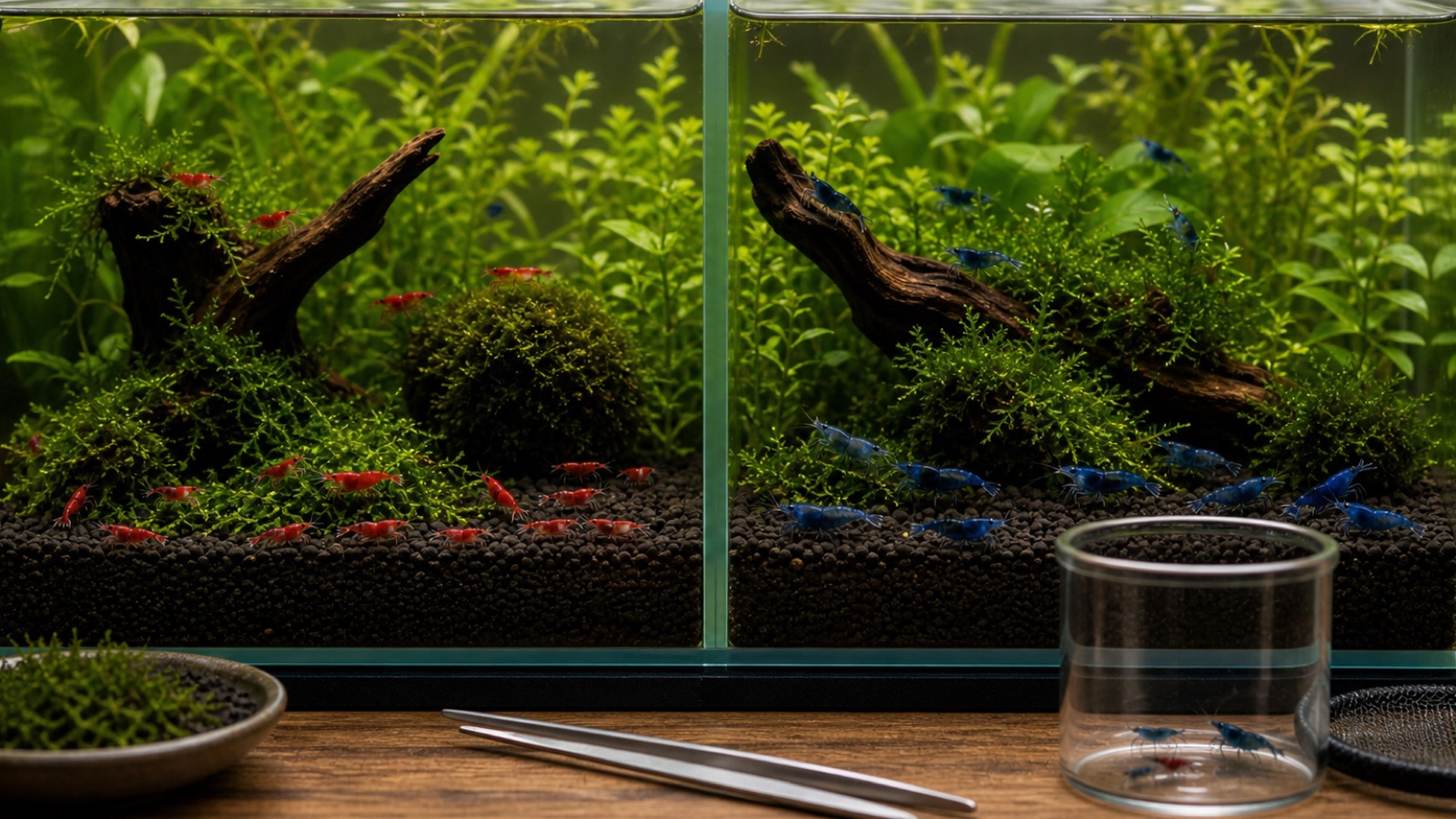 Selecting shrimp for color