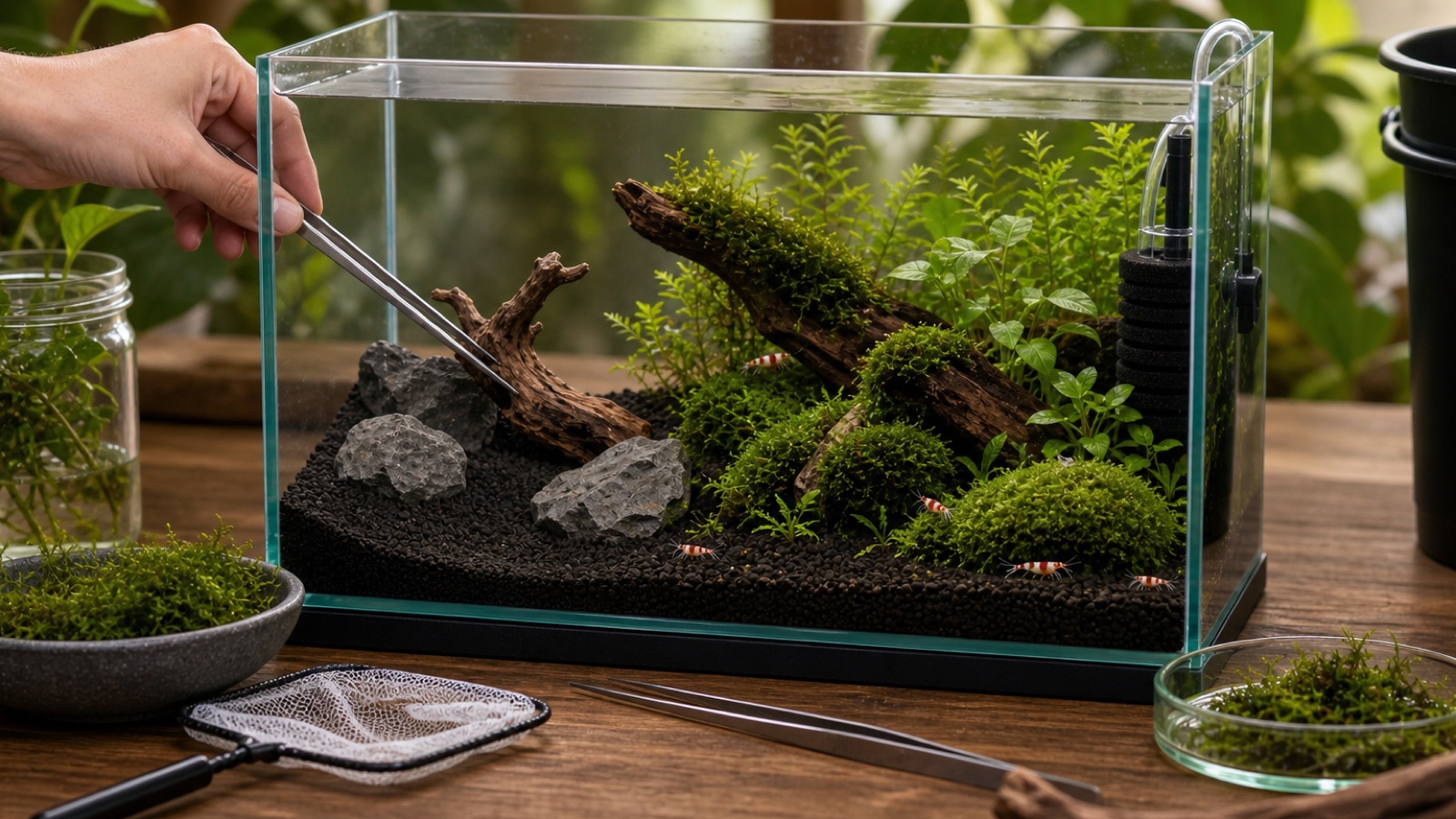 Shrimp tank setup step by step