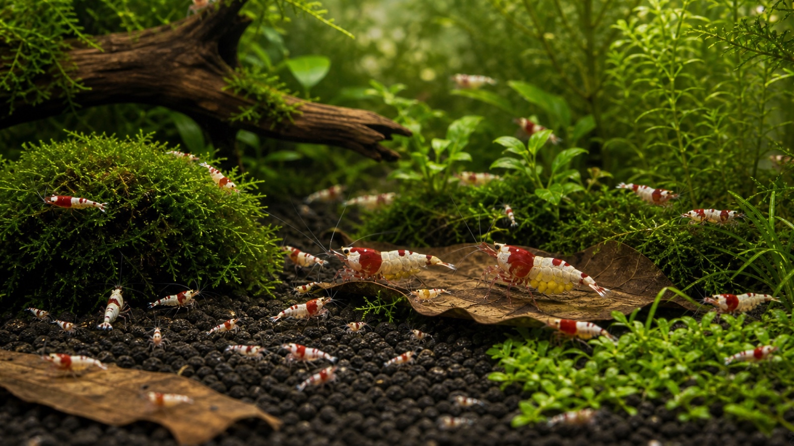 Shrimp breeding starter group size