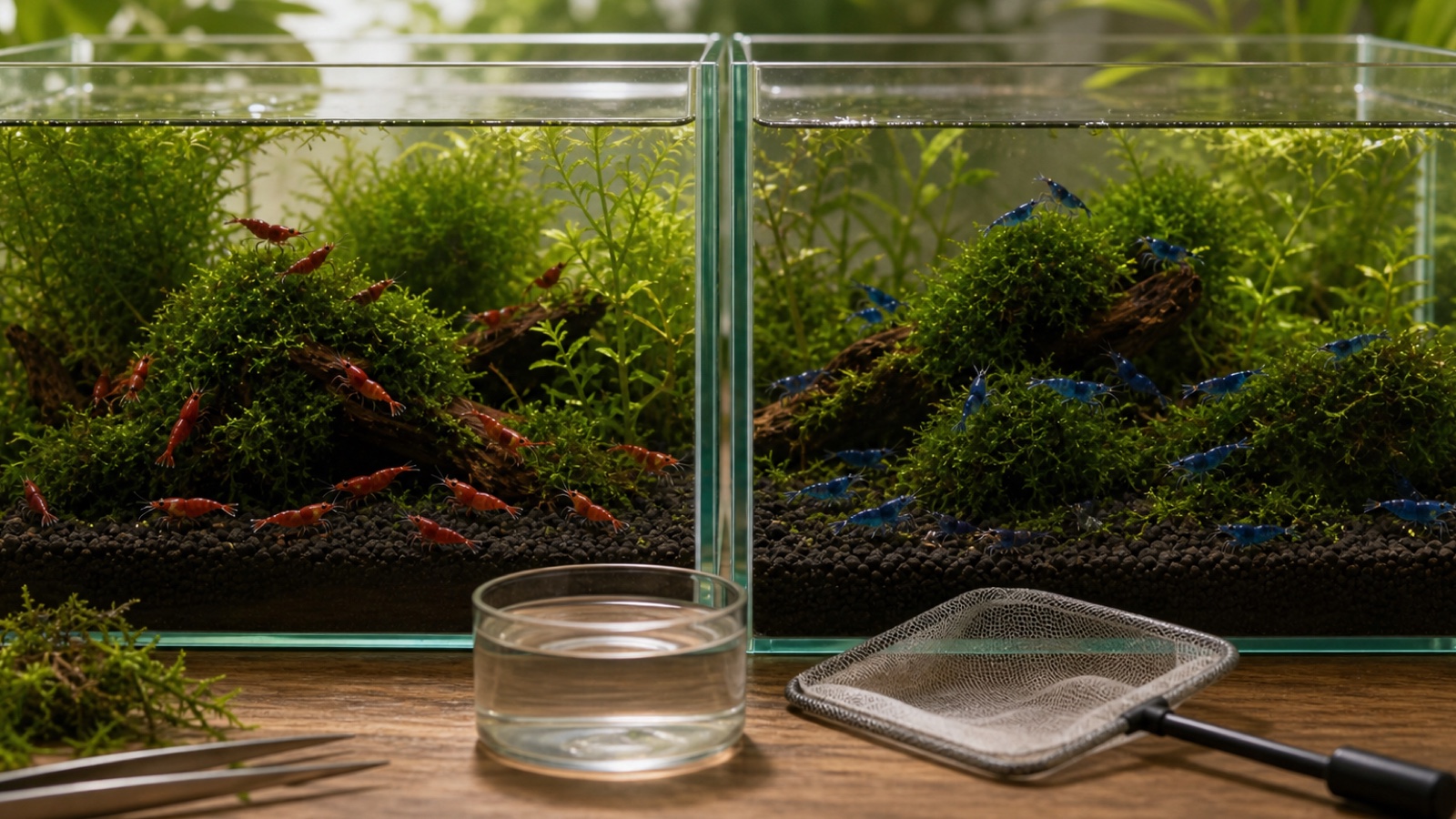 Building a stable shrimp color line