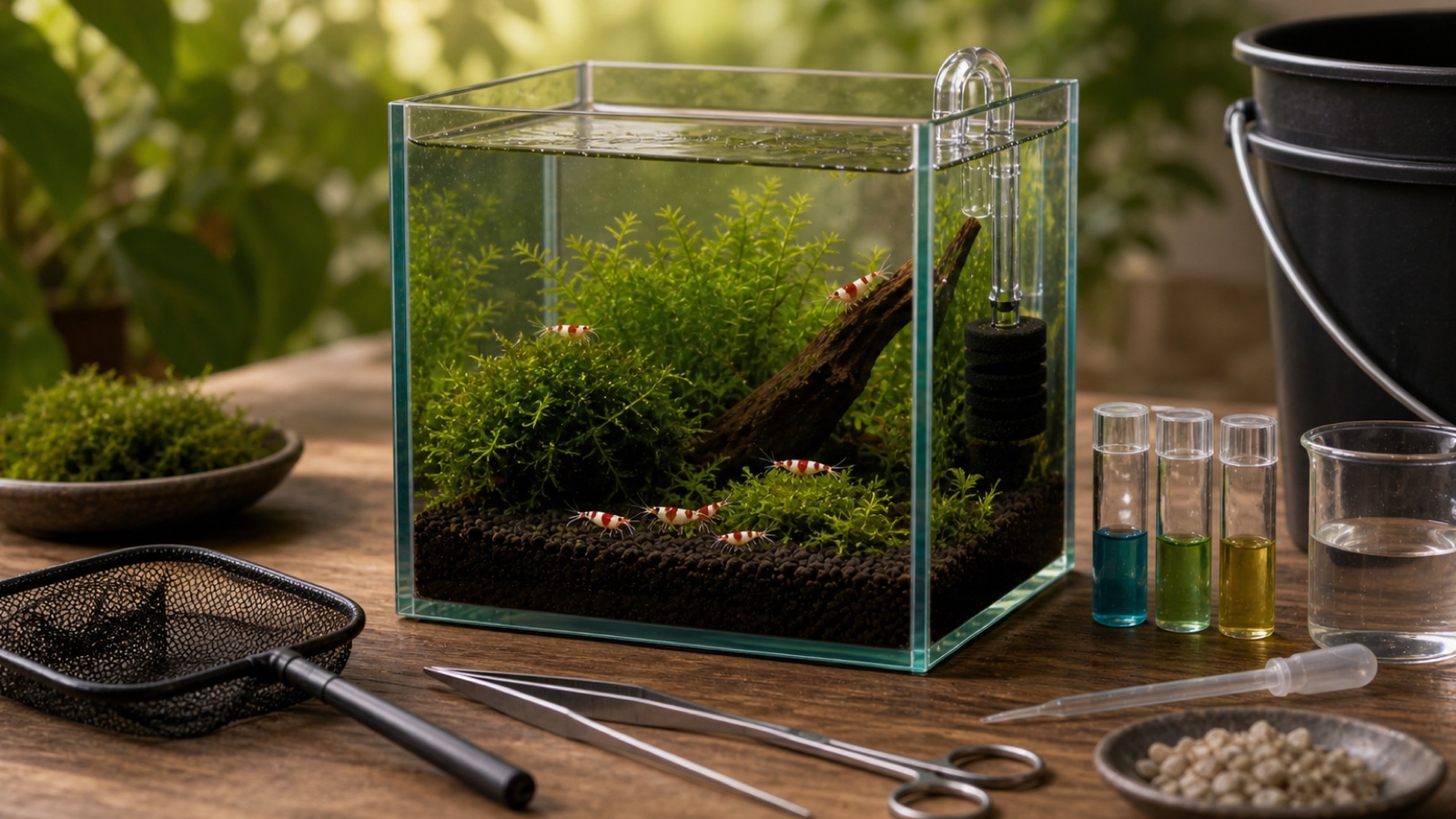 Nano shrimp tank risks