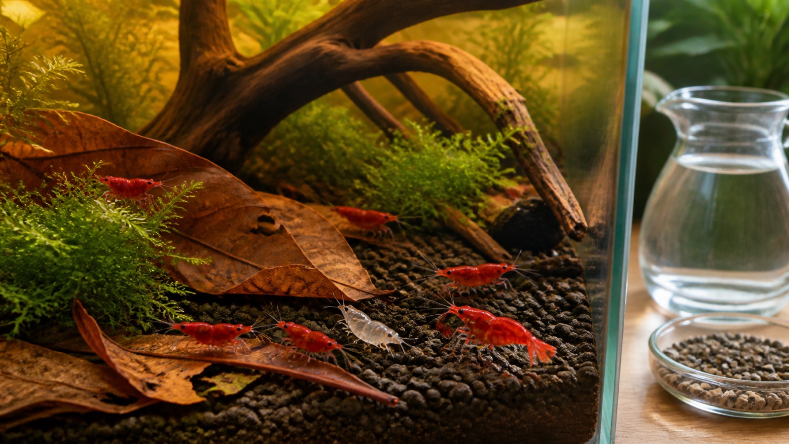 pH zu niedrig im Aquarium: für Garnelen sicher erhöhen