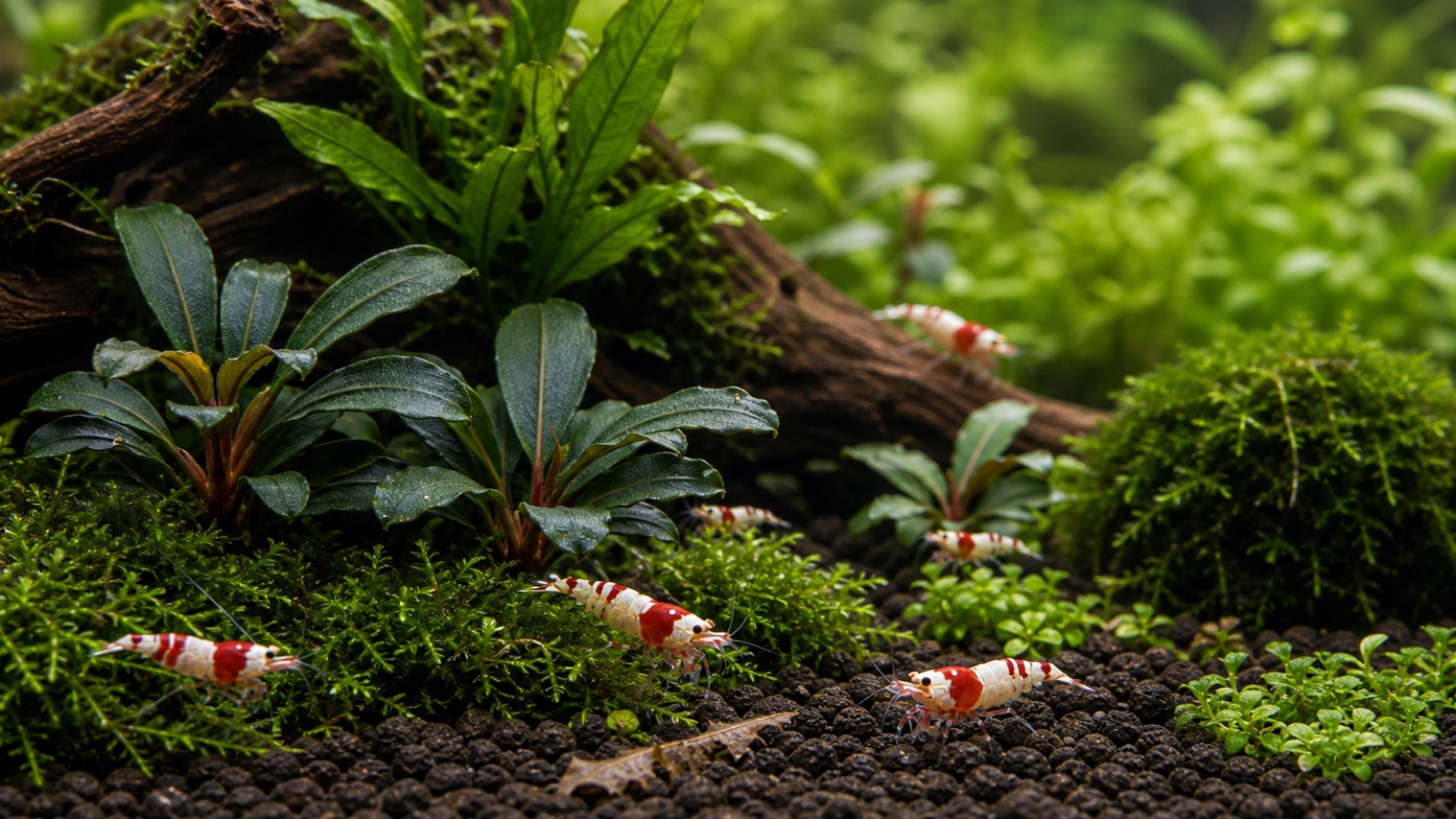 Planten voor een Caridina-bak