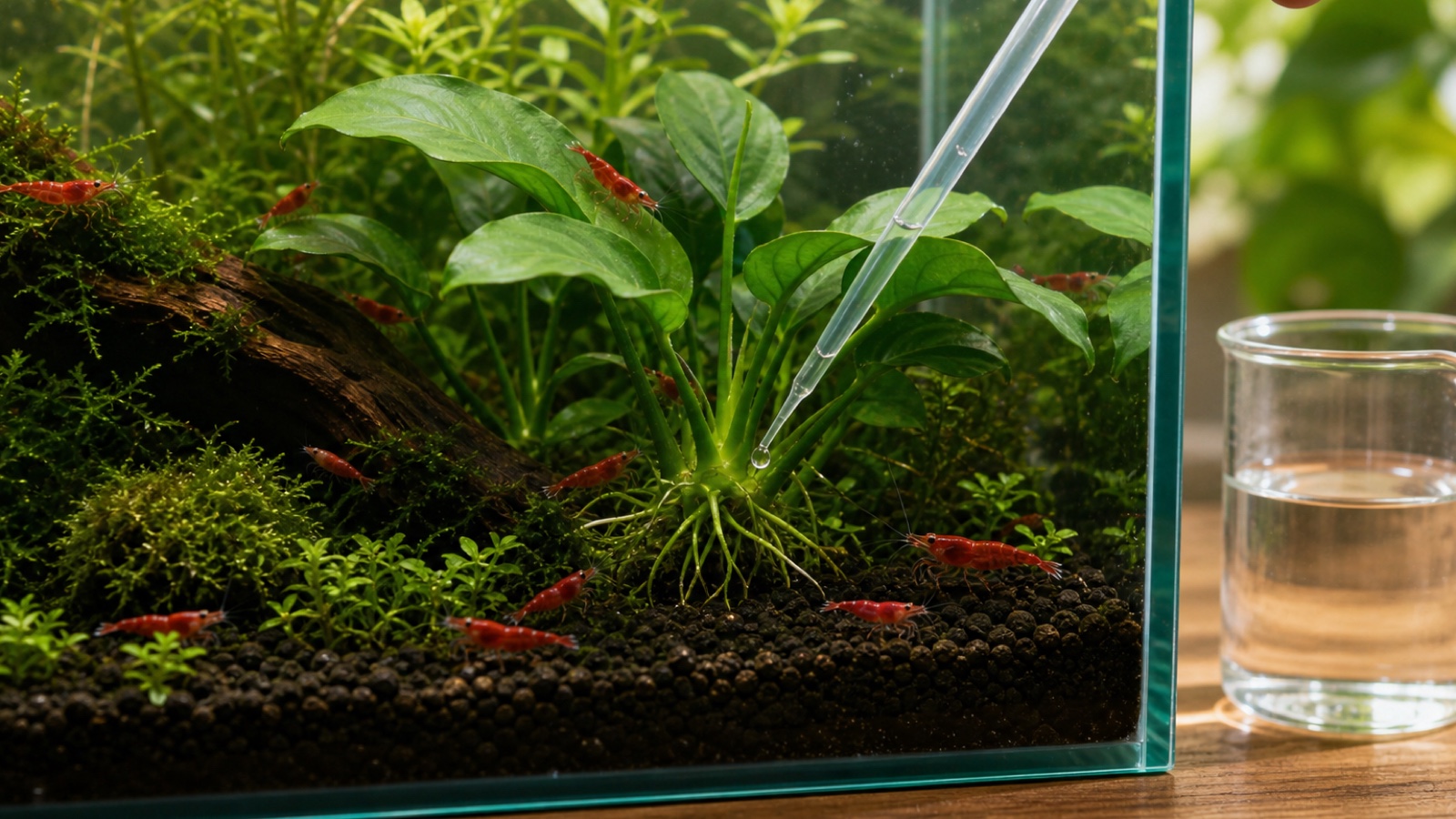 Plantenvoeding veilig voor garnalen