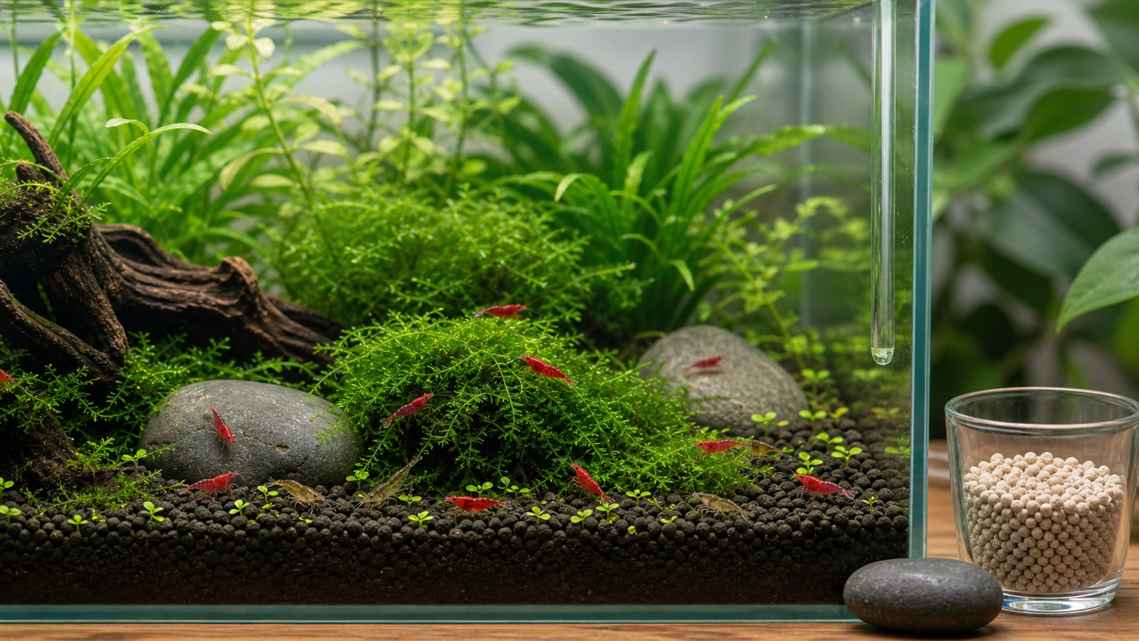 Stabiler pH im Garnelenaquarium: die Rolle der KH