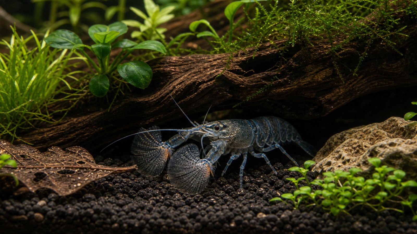 Vampire Shrimp halten