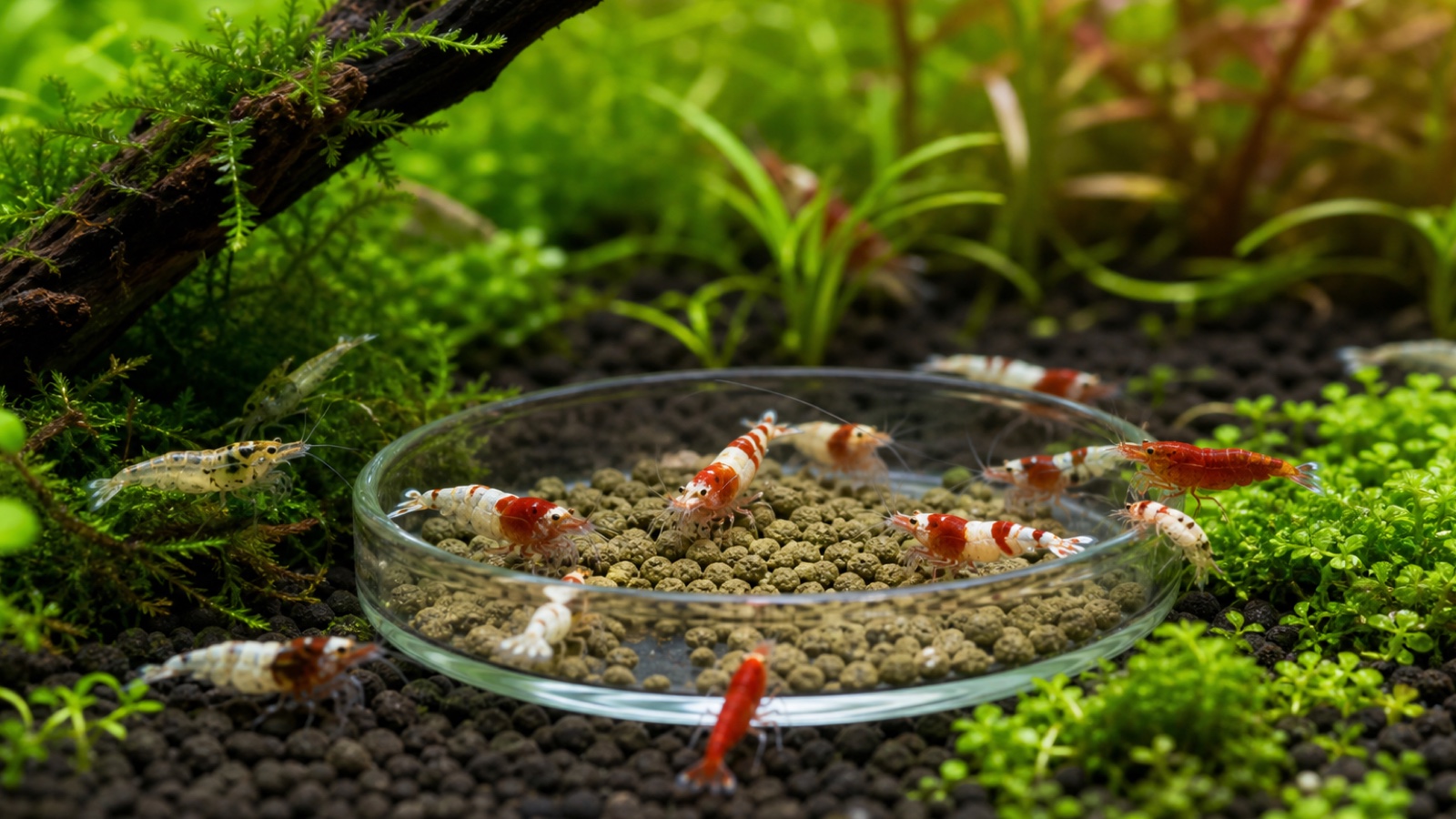 Hacer comida casera para gambas